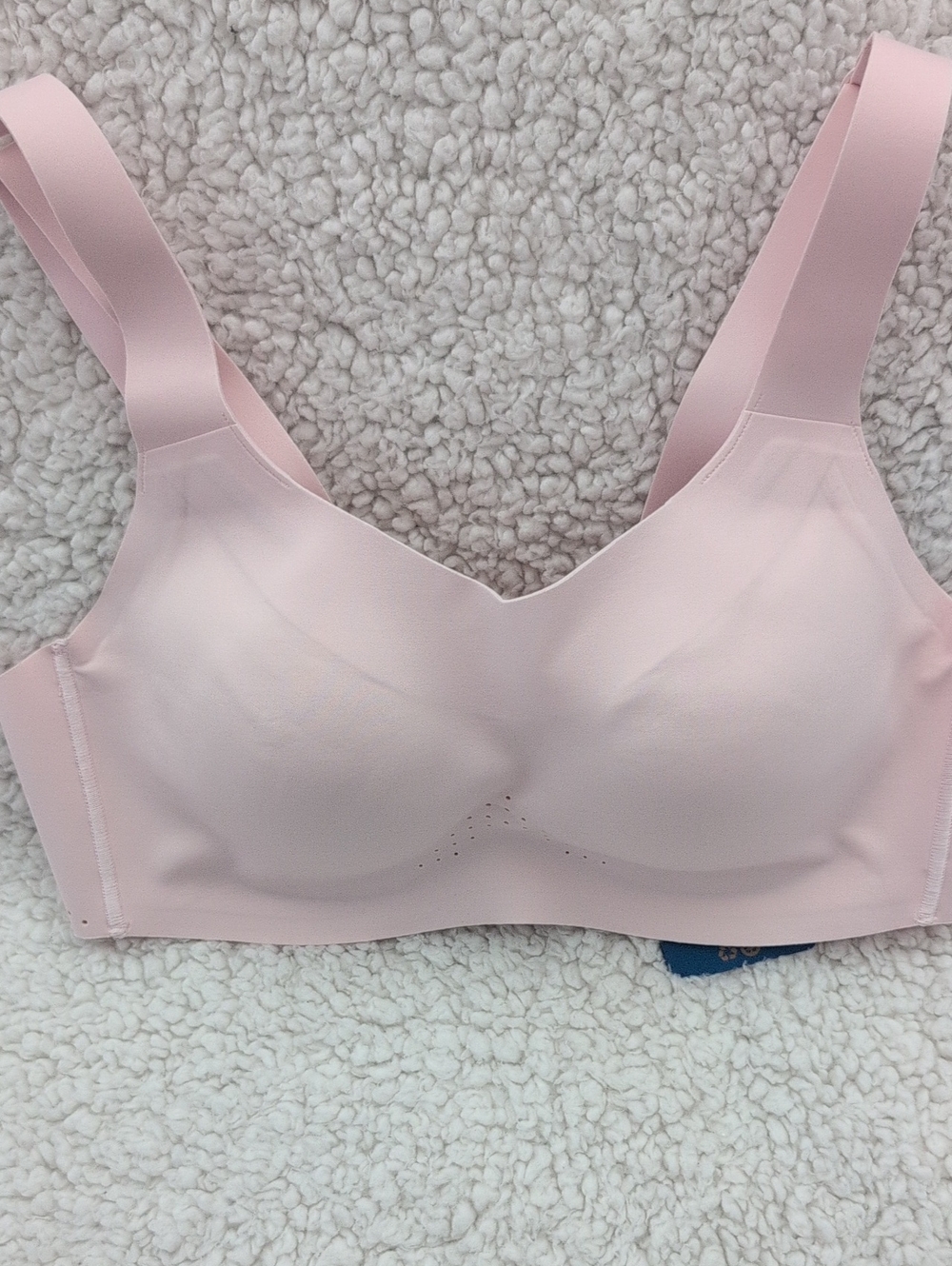 Brooks Pale Pink Underwire Seamless Running Bra